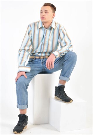 VINTAGE 90'S STRIPED SHIRT