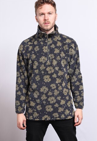 VINTAGE HALF ZIP FLEECE TOP