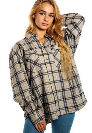 VINTAGE FLANNEL SHIRT S697
