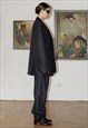 VINTAGE 90'S GRAPHITE POWER SUIT CO-ORDINATES