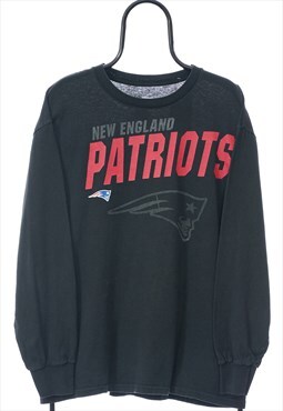 NFL New England Patriots Black Graphic Long Sleeve TShirt