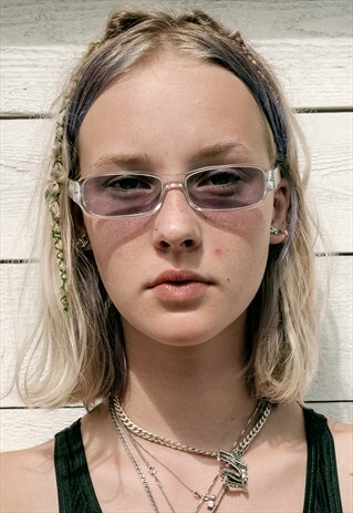 VINTAGE OVAL SUNGLASSES / 90S UNISEX