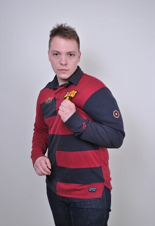 90S FC BARCELONA SWEATSHIRT, VINTAGE NIKE LONG SLEEVE POLO