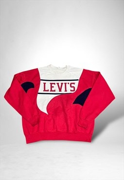 Reworked Levis Embroidered Sweatshirt