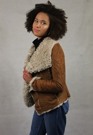 VINTAGE / SUEDE STYLE / SOFT LINING / JACKET