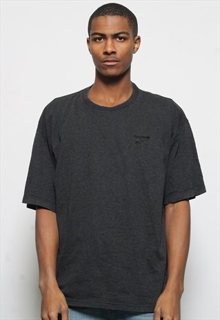VINTAGE REEBOK LOGO T-SHIRT BLACK