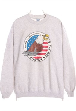 Grey Disney Mickey Crewneck Sweatshirt - XSmall