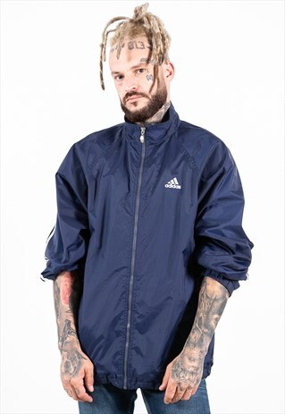 VINTAGE 80S ADIDAS WINDBREAKER JACKET / S8010