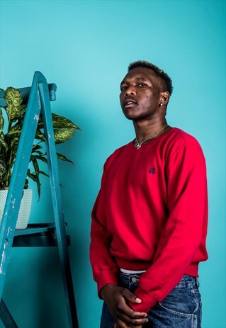 VINTAGE 1990S SWEATSHIRT IN RED