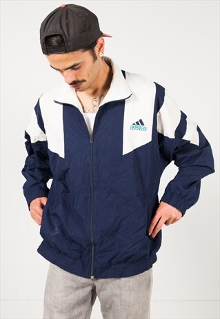 VINTAGE 80S ADIDAS SHELL SPORT JACKET / S1226