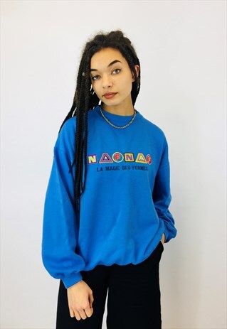 VINTAGE NAF NAF EMBROIDERED SWEATSHIRT