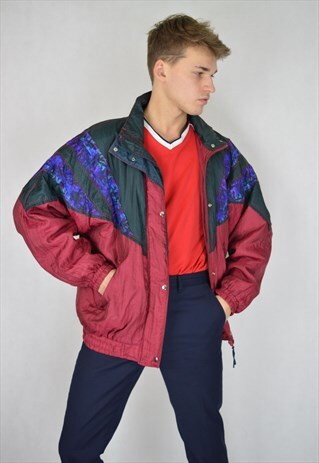 VINTAGE MULTICOLOUR 80'S RAVE JACKET