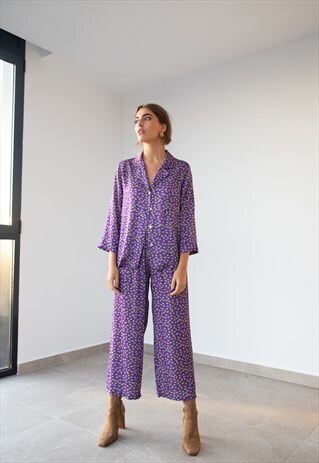 PYJAMA SATIN PANTS