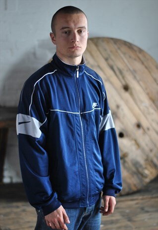 VINTAGE BLUE TRACKSUIT TOP