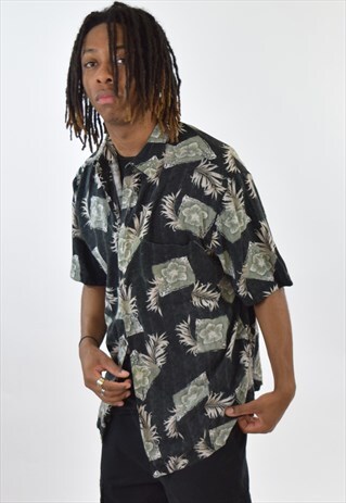 VINTAGE 90S PATTERNED HAWAIIAN SHIRT