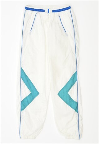 VINTAGE TRACKSUIT TROUSERS WHITE