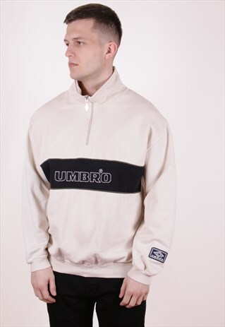 90S VINTAGE UMBRO 1/4 ZIP SWEATSHIRT AA10099