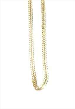 Gold Stainless Steel Chain Necklace Unisex Adjustable