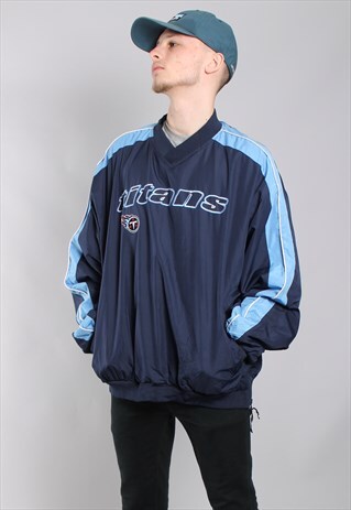 VINTAGE TENNESSE TITANS WINDBREAKER SWEATSHIRT