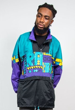 RARE VINTAGE ADIDAS WATERPROOF CAGOULE JACKET