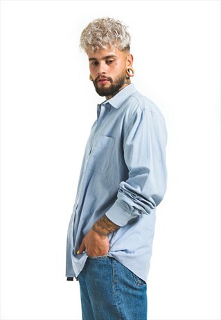 VINTAGE 80S TOMMY HILFIGER CLASSIC SHIRT / S6295