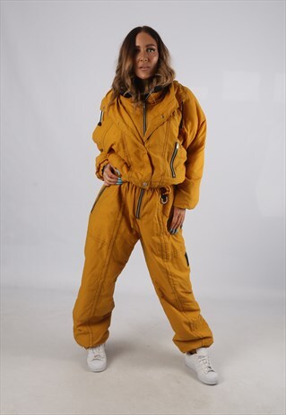 VINTAGE LUHTA FULL SKI SUIT SNOW SPORTS UK 16 XL (J2Y)