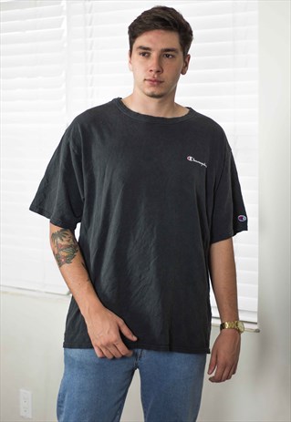 VINTAGE CHAMPION T-SHIRT LOGO 90S XL 10.5