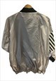 70S BASEBALL STYLE SHELL BAGGY JACKET 