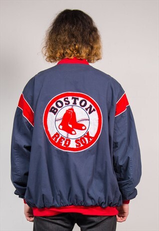 VINTAGE 90'S MLB BOSTON RED SOCKS JACKET