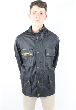 VINTAGE BELSTAFF BLACK LINED JACKET