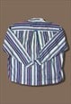 VINTAGE MULTICOLOUR STRIPED 90S LONG-SLEEVED SHIRT