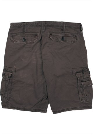 Vintage 90's Lee Shorts Cargo Pockets Grey 34