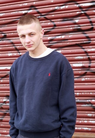 90S POLO RALPH LAUREN PONY LOGO SWEATSHIRT