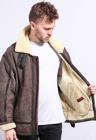 VINTAGE SUEDE AVIATOR JACKET
