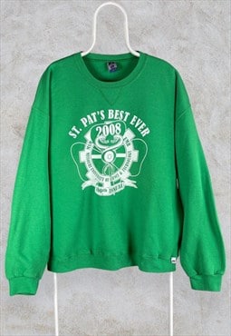 Vintage Green Russell Athletic Sweatshirt XL