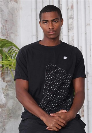 VINTAGE NIKE LOGO T-SHIRT BLACK
