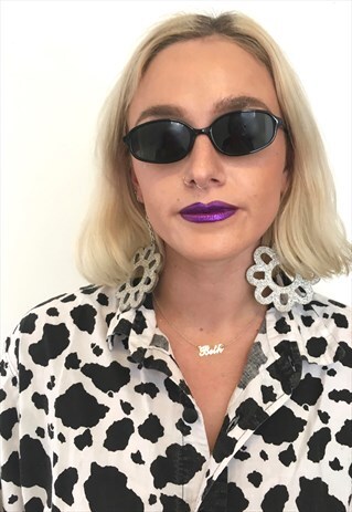 VINTAGE 90S SLIM RECTANGULAR SUNGLASSES