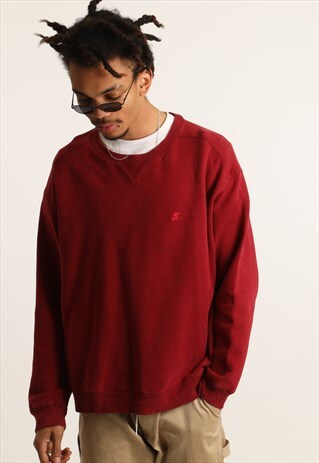 VINTAGE STARTER EMBROIDERED LOGO SWEATSHIRT