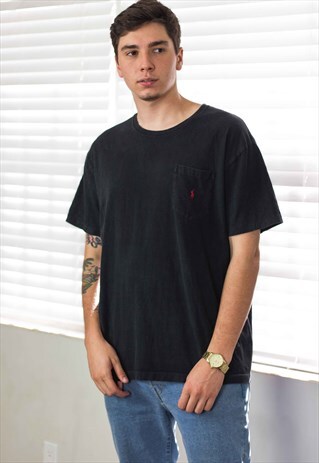 VINTAGE POLO RALPH LAUREN T-SHIRT LOGO 90S X 9