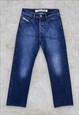 Vintage Diesel Jeans Blue Denim Straight Leg W30 L30