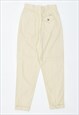 VINTAGE 90'S CHINO TROUSERS YELLOW