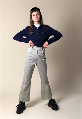 NAVY BLUE 90S VINTAGE LACOSTE TOP