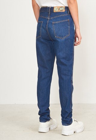 VINTAGE BLUE CHEAP MONDAY SKINNY FIT DENIM JEANS
