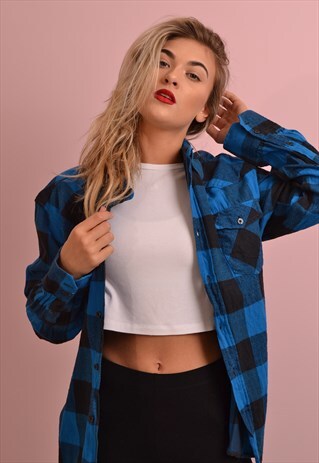 CHECK FLANNEL SHIRT GRS549