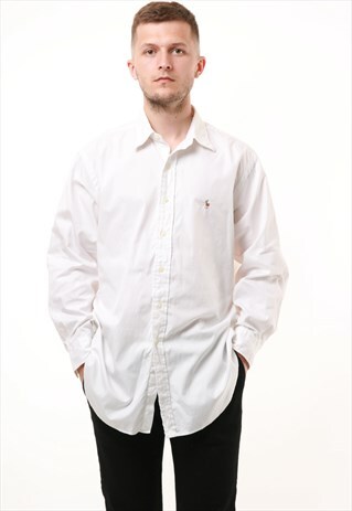 VINTAGE OLDSCHOOL POLO RALPH LAUREN COTTON SHIRT 14690