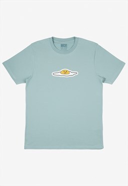 Terrifried Unisex Fried Egg T-Shirt In Green 