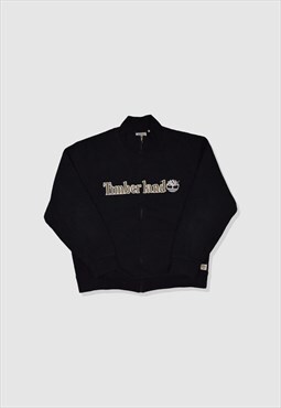 Vintage 90s Timberland Embroidered Logo Sweatshirt in Black