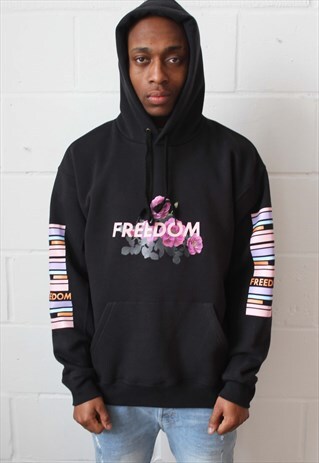 BLACK CODED HOODIE