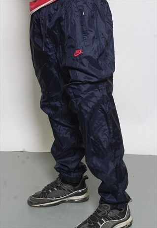 VINTAGE NIKE LOGO TRACK BOTTOMS