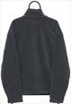 VINTAGE COLUMBIA GREY ZIP UP FLEECE MENS